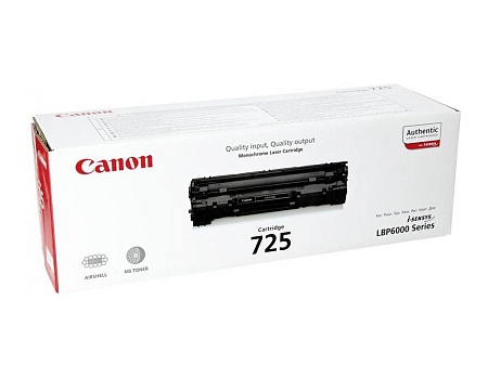 Картридж Canon 725 лазерный черный