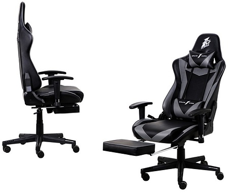 Игровое компьютерное кресло 1st Player FK3 Black/Gray