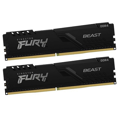 Оперативная память 8 GB kit Kingston Fury Beast KF432C16BBK2/8