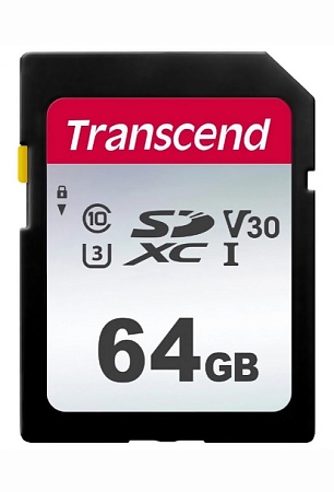 Карта памяти SD 64GB Transcend TS64GSDC300S