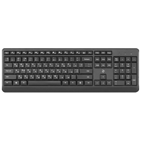 Клавиатура 2Е KS220 WL Black