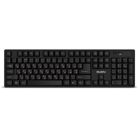 Клавиатура SVEN KB-C2100W черный