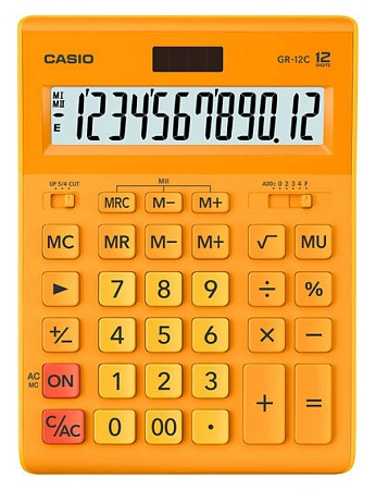 Калькулятор настольный CASIO GR-12C-RG-W-EP