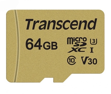 Карта памяти MicroSD 64GB Transcend TS64GUSD500S