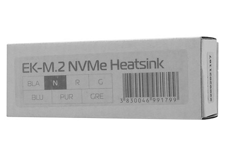Радиатор для SSD M.2 EKWB EK-M.2 NVMe Heatsink Nickel