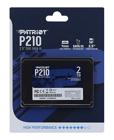 SSD накопитель 2Tb Patriot P210 P210S2TB25