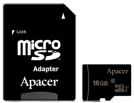 Карта памяти Apacer 16GB AP16GMCSH10U1-R