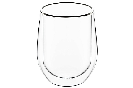 Набор чашек Ardesto с двойными стенками, 320 мл, H 11 см, 2 шт, боросиликатное стекло AR2637G