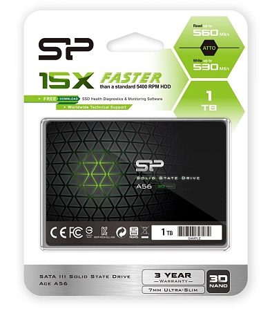 SSD накопитель 1 TB Silicon Power A56 SP001TBSS3A56A25