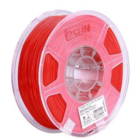 3D ABS+ Пластик eSUN Fire Engine Red_Огненно-красный/1.75mm/1kg/roll