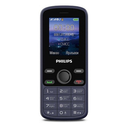 Мобильный телефон Philips Xenium E111 синий