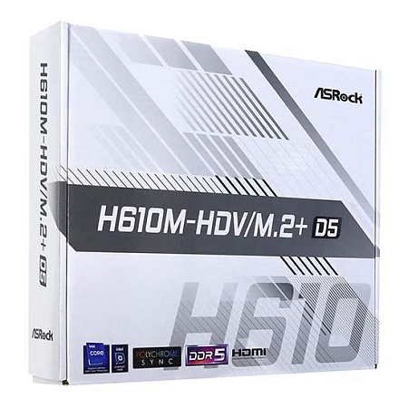 Материнская плата ASRock H610M-HDV/M.2+ D5 Материнская плата ASRock H610M-HDV/M.2+ D5