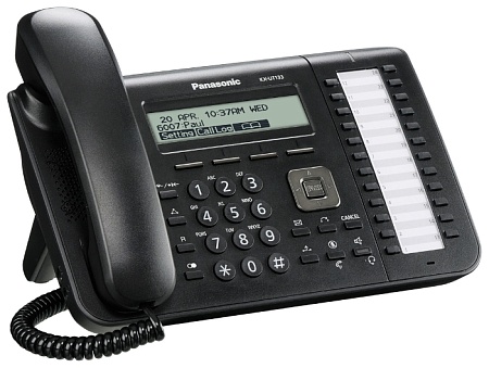 Проводной SIP-телефон Panasonic KX-UT133RU-B