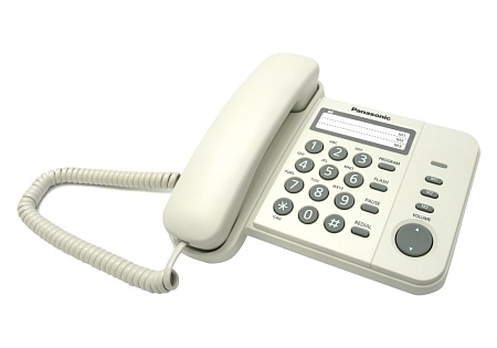Телефон проводной Panasonic KX-TS2352RUW Телефон проводной Panasonic KX-TS2352RUW