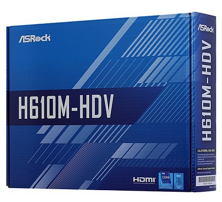 Материнская плата ASRock H610M-HDV Материнская плата ASRock H610M-HDV
