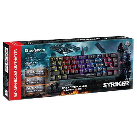 Клавиатура Defender Striker GK-380L