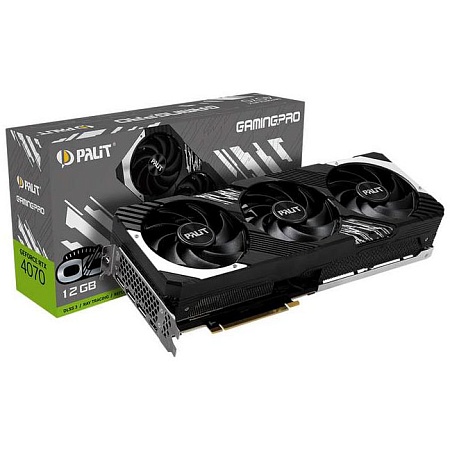 Видеокарта 12GB PALIT RTX4070 GAMINGPRO OC NED4070H19K9-1043A