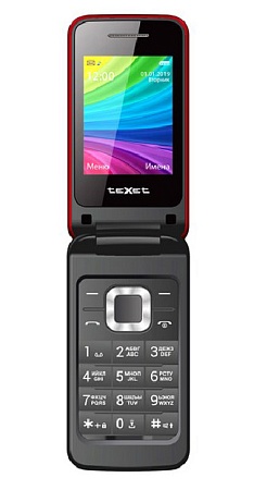 Мобильный телефон Texet TM-204 гранат