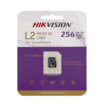 Карта памяти microSDXC 256GB Hikvision HS-TF-G2/256G