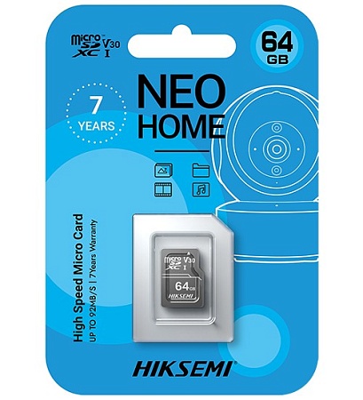 Карта памяти microSDXC 64GB Hiksemi NEO HOME HS-TF-D1/64G