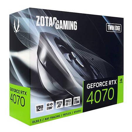 Видеокарта 12 GB ZOTAC GAMING RTX 4070 TWIN EDGE ZT-D40740E-10M