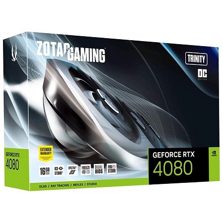 Видеокарта 16 GB ZOTAC GAMING RTX 4080 Trinity BE ZT-D40810P-10P