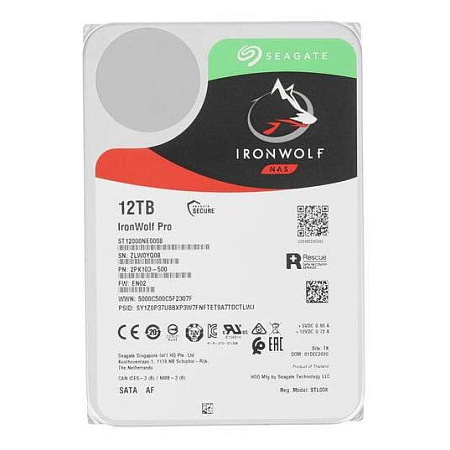 Жёсткий диск 12 Tb Seagate IronWolf ST12000NE0008