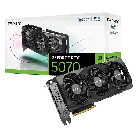Видеокарта PNY RTX TM 5070 12GB VCG507012TFXPB1 Видеокарта PNY RTX TM 5070 12GB VCG507012TFXPB1