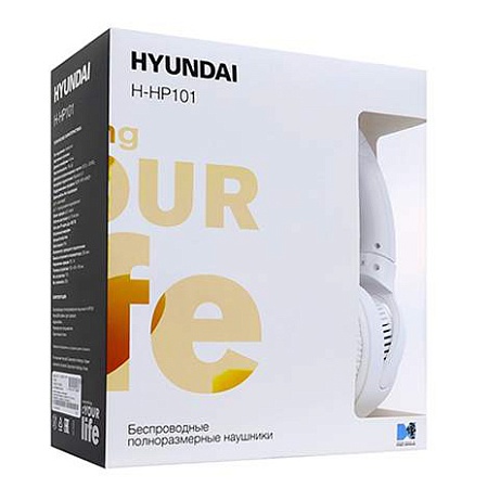 Гарнитура Hyundai H-HP101 white