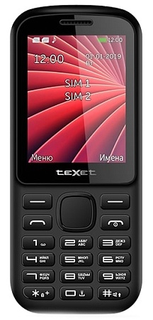 Мобильный телефон Texet TM-218 Черно-Красный