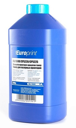 Тонер Europrint CLJ 5500 Синий (370 гр.)
