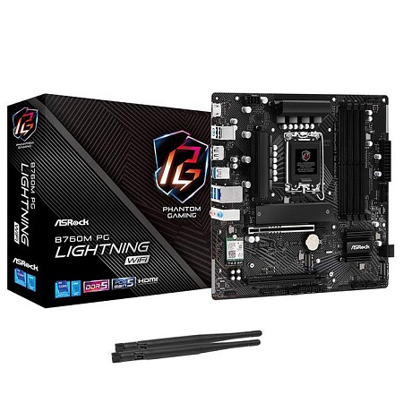 Материнская плата ASRock B760M PG LIGHTNING WIFI Материнская плата ASRock B760M PG LIGHTNING WIFI