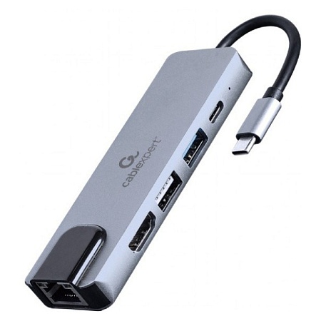 Конвертер Cablexpert USB Type-C 5-in-1 A-CM-COMBO5-04