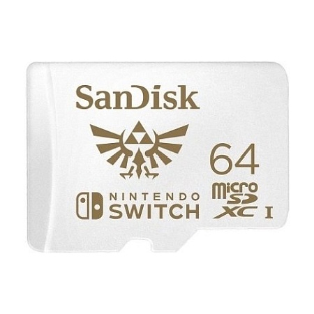 Карта памяти MicroSD 64GB SanDisk SDSQXAT-064G-GNCZN