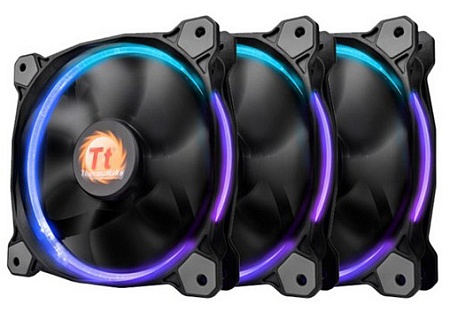 Кулер для корпуса Thermaltake Riing 14 LED RGB 256 Colors (3-Fan Pack)