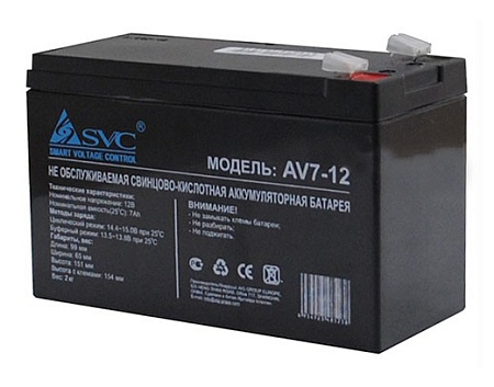 Батарея для UPS SVC 12V 7Ah