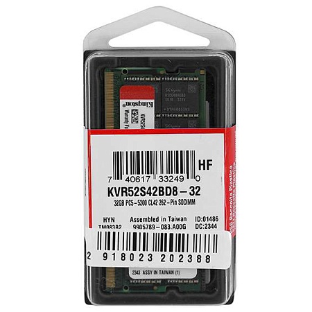 Оперативная память 32 GB Kingston KVR52S42BD8-32 Оперативная память 32 GB Kingston KVR52S42BD8-32