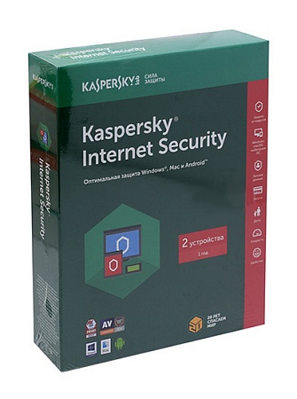 Антивирус Касперского KIS 2018, подписка на 1 год, на 2 устройства, box