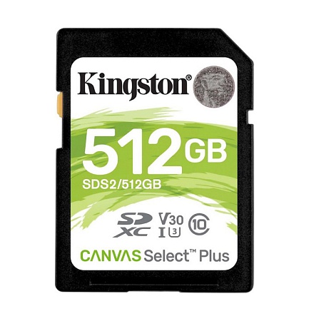 Карта памяти SD 512GB Kingston Canvas Select Plus  SDS2/512GB