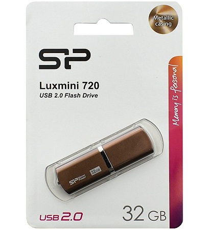 USB флешка 32GB Silicon Power LuxMini 720 SP032GBUF2720V1Z USB 2.0 bronze