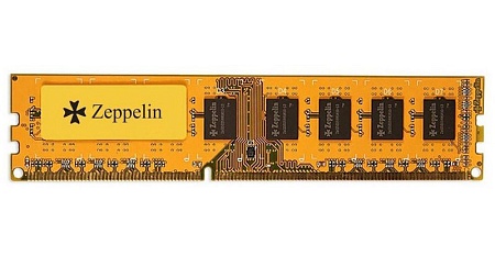 Оперативная память 4Gb Zeppelin DDR3 PC-12800 1600 MHz Gold PCB