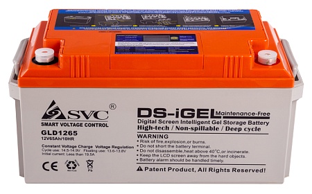 Батарея SVC GLD1265 12В 65 Ач