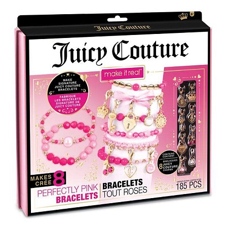 Набор для творчества Make It Real Создание браслетов Juicy Couture Perfectly Pink 4413mr