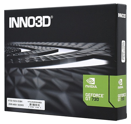 Видеокарта 2GB Inno3D GT 730 N730-1SDV-E3BX