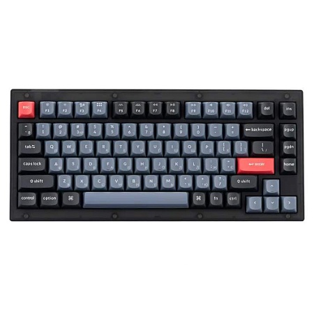 Клавиатура Keychron V1-A3 Frosted Black Brown Switch RGB Hot-Swap Keychron K pro Mechanical