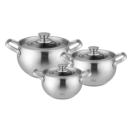 Набор посуды LARA ТОКИО LR02-127 3пр Набор посуды LARA ТОКИО LR02-127 3пр