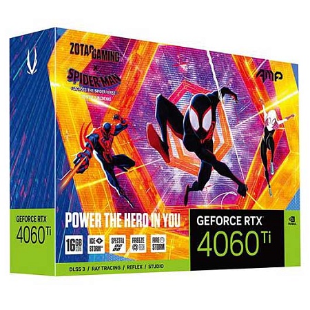 Видеокарта 16 GB ZOTAC GAMING RTX 4060 Ti ZT-D40620F-10SMP