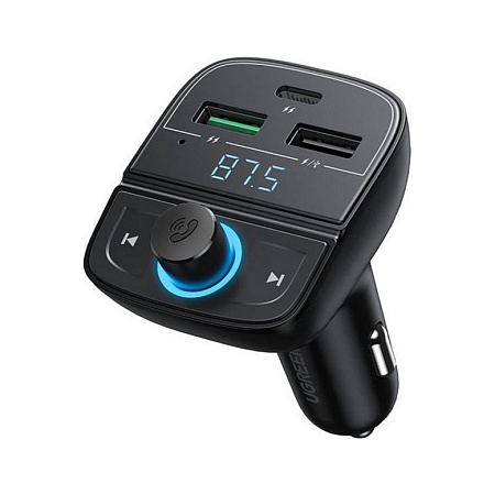 Автомобильное ЗУ Ugreen CD229 FM&Bluetooth Transmitter&Car Charger + TF Slot
