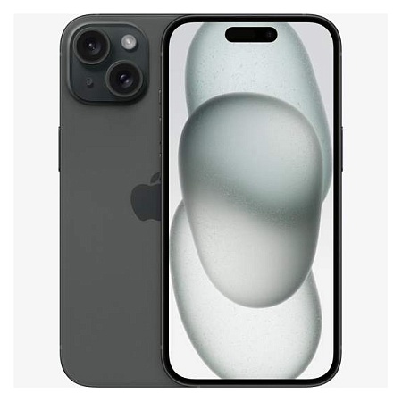 Смартфон Apple iPhone 15 128GB Black MTP03HX/A