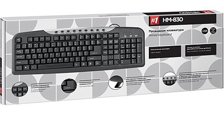 Клавиатура USB Defender HM-830 black